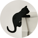 Chat grimpant (16x14 cm)