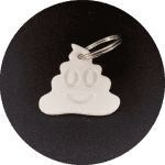 Porte-clef Poop